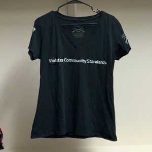 Grunt style “violates community standards” black short sleeve t shirt